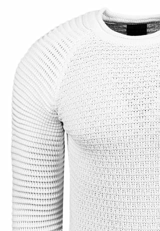 RUSTY NEAL Pullover In Modischem Grobstrick-Design Weiß 4 RUSTY NEAL Pullover In Modischem Grobstrick-Design Weiß – Bild 2