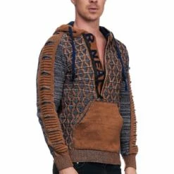 RUSTY NEAL Pullover In Ausgefallenem Design Camel 12 RUSTY NEAL Pullover In Ausgefallenem Design Camel -Galeria Geschäft unnamed file 2242