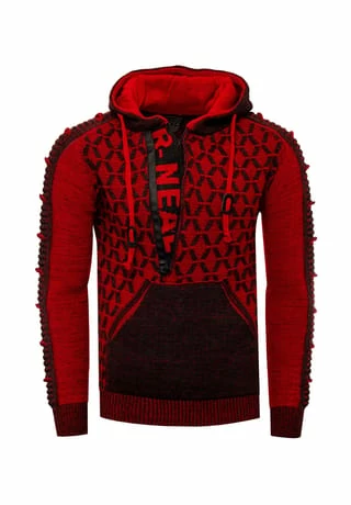 RUSTY NEAL Pullover In Ausgefallenem Design Anthrazit 3 RUSTY NEAL Pullover In Ausgefallenem Design Anthrazit