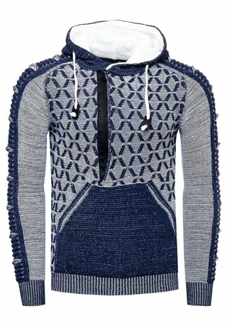 RUSTY NEAL Pullover In Ausgefallenem Design Petrol 4 RUSTY NEAL Pullover In Ausgefallenem Design Petrol – Bild 2