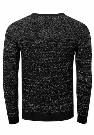 Pullover mit modischen Knöpfen RUSTY NEAL Pullover Mit Modischen Knöpfen Schwarz -Galeria Geschäft unnamed file 2264