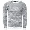 RUSTY NEAL Pullover Mit Modischen Knöpfen Weiß 2 RUSTY NEAL Pullover Mit Modischen Knöpfen Weiß -Galeria Geschäft unnamed file 2266