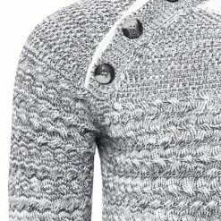 RUSTY NEAL Pullover Mit Modischen Knöpfen Weiß 5 RUSTY NEAL Pullover Mit Modischen Knöpfen Weiß -Galeria Geschäft unnamed file 2269