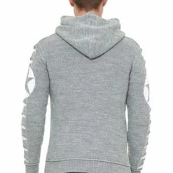 RUSTY NEAL Kapuzenpullover Mit Großem Stern-Design Grau/ Weiß 4 RUSTY NEAL Kapuzenpullover Mit Großem Stern-Design Grau/ Weiß -Galeria Geschäft unnamed file 2280