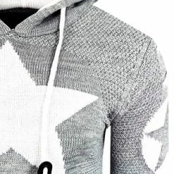 RUSTY NEAL Kapuzenpullover Mit Großem Stern-Design Grau/ Weiß 5 RUSTY NEAL Kapuzenpullover Mit Großem Stern-Design Grau/ Weiß -Galeria Geschäft unnamed file 2281