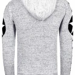 RUSTY NEAL Kapuzenpullover Mit Großem Stern-Design Weiß/ Schwarz -Galeria Geschäft unnamed file 2294