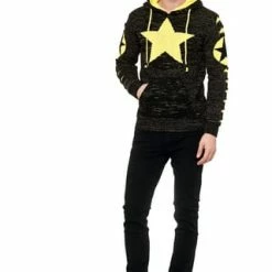 RUSTY NEAL Kapuzenpullover Mit Großem Stern-Design Schwarz/ Gelb 13 RUSTY NEAL Kapuzenpullover Mit Großem Stern-Design Schwarz/ Gelb -Galeria Geschäft unnamed file 2301