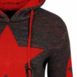 RUSTY NEAL Kapuzenpullover Mit Großem Stern-Design Anthrazit/ Rot 11 RUSTY NEAL Kapuzenpullover Mit Großem Stern-Design Anthrazit/ Rot -Galeria Geschäft unnamed file 2317