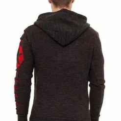 RUSTY NEAL Kapuzenpullover Mit Großem Stern-Design Anthrazit/ Rot 10 RUSTY NEAL Kapuzenpullover Mit Großem Stern-Design Anthrazit/ Rot -Galeria Geschäft unnamed file 2322