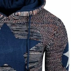 RUSTY NEAL Kapuzenpullover Mit Großem Stern-Design Indigo/ Grau -Galeria Geschäft unnamed file 2329