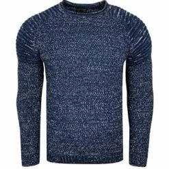 RUSTY NEAL Pullover Im Modischen Strick-Design Petrol