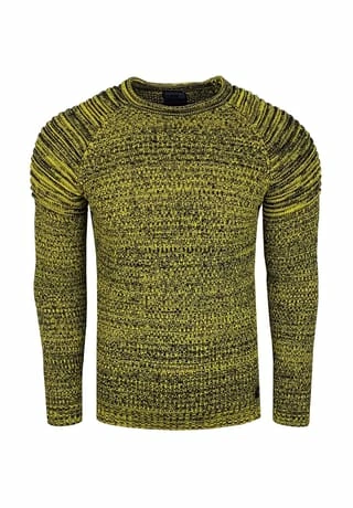 Pullover im modischen Strick-Design RUSTY NEAL Pullover Im Modischen Strick-Design Gelb -Galeria Geschäft unnamed file 2343
