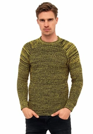 Pullover im modischen Strick-Design RUSTY NEAL Pullover Im Modischen Strick-Design Gelb -Galeria Geschäft unnamed file 2344
