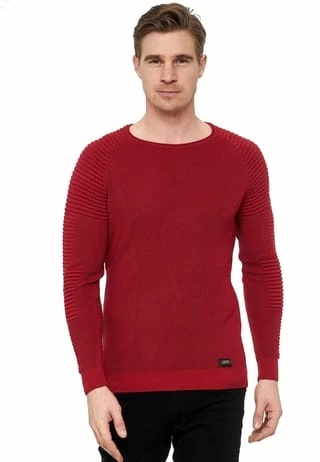 RUSTY NEAL Pullover Mit Modernem Rundhalsausschnitt Rot 4 RUSTY NEAL Pullover Mit Modernem Rundhalsausschnitt Rot – Bild 2