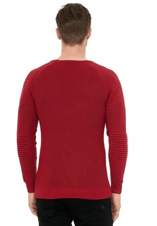 RUSTY NEAL Pullover Mit Modernem Rundhalsausschnitt Rot 5 RUSTY NEAL Pullover Mit Modernem Rundhalsausschnitt Rot – Bild 3