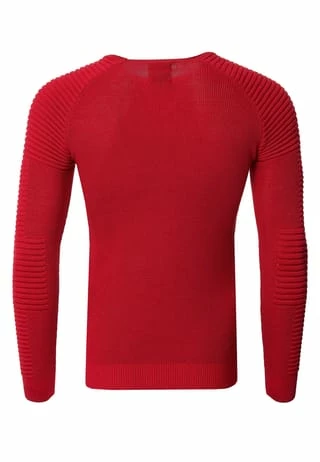 RUSTY NEAL Pullover Mit Modernem Rundhalsausschnitt Rot 6 RUSTY NEAL Pullover Mit Modernem Rundhalsausschnitt Rot – Bild 4