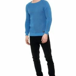 RUSTY NEAL Pullover Mit Modernem Rundhalsausschnitt Blau 12 RUSTY NEAL Pullover Mit Modernem Rundhalsausschnitt Blau -Galeria Geschäft unnamed file 2358
