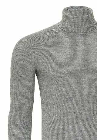 RUSTY NEAL Pullover Mit Stilvollem Hochkragen Hell Grau 6 RUSTY NEAL Pullover Mit Stilvollem Hochkragen Hell Grau – Bild 4