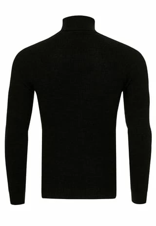 RUSTY NEAL Pullover Mit Stilvollem Hochkragen Schwarz 7 RUSTY NEAL Pullover Mit Stilvollem Hochkragen Schwarz – Bild 5