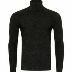 RUSTY NEAL Pullover Mit Stilvollem Hochkragen Anthrazit