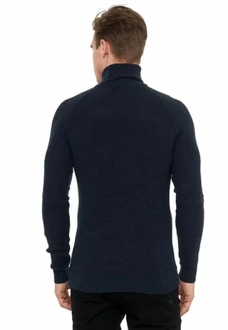 RUSTY NEAL Pullover Mit Stilvollem Hochkragen Hell Petrol 5 RUSTY NEAL Pullover Mit Stilvollem Hochkragen Hell Petrol – Bild 3