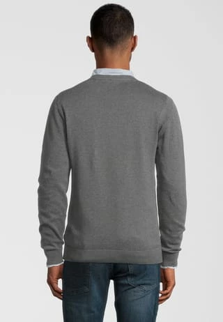 U.S. POLO ASSN. Pullover, V-Ausschnitt, Für Herren Grau 5 U.S. POLO ASSN. Pullover, V-Ausschnitt, Für Herren Grau – Bild 3