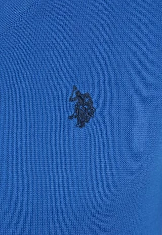 U.S. POLO ASSN. Pullover V-Ausschnitt Royal 6 U.S. POLO ASSN. Pullover V-Ausschnitt Royal – Bild 4