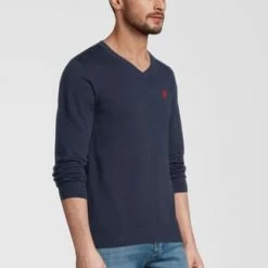 U.S. POLO ASSN. Strickpullover Pullover V-Ausschnitt Marine 9 U.S. POLO ASSN. Strickpullover Pullover V-Ausschnitt Marine -Galeria Geschäft unnamed file 2398