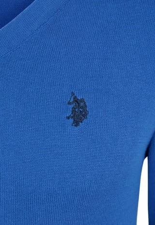 Strickpullover Pullover V-Ausschnitt U.S. POLO ASSN. Strickpullover Pullover V-Ausschnitt Royal Blau -Galeria Geschäft unnamed file 2410