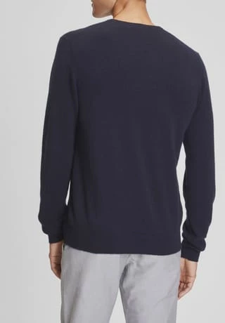 Cashmere Pullover, Rundhals-Ausschnitt, breite Rippabschlüsse, für Herren GALERIA Cashmere Pullover, Rundhals-Ausschnitt, Breite Rippabschlüsse, Für Herren 04 NAVY -Galeria Geschäft unnamed file 2428