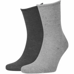 ESPRIT Socken, Uni, 2er-Pack, Für Damen 0030 SORTIMENT