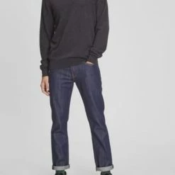 GALERIA Cashmere Pullover, Rundhals-Ausschnitt, Breite Rippabschlüsse, Für Herren 01 ANTHRAZIT MEL. -Galeria Geschäft unnamed file 2432