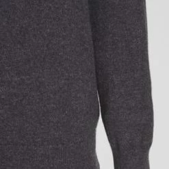 GALERIA Cashmere Pullover, Rundhals-Ausschnitt, Breite Rippabschlüsse, Für Herren 01 ANTHRAZIT MEL. -Galeria Geschäft unnamed file 2433