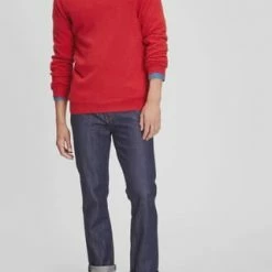 GALERIA Cashmere Pullover, V-Ausschnitt, Breite Rippabschlüsse, Für Herren 08 RED -Galeria Geschäft unnamed file 2450