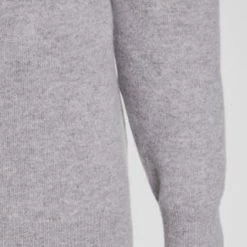 GALERIA Cashmere Pullover, V-Ausschnitt, Breite Rippabschlüsse, Für Herren 05 HELLGRAU MELANGE -Galeria Geschäft unnamed file 2460