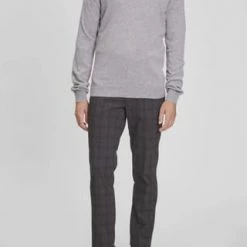 GALERIA Cashmere Pullover, V-Ausschnitt, Breite Rippabschlüsse, Für Herren 05 HELLGRAU MELANGE -Galeria Geschäft unnamed file 2461