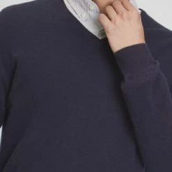 GALERIA Cashmere Pullover, V-Ausschnitt, Breite Rippabschlüsse, Für Herren 04 NAVY -Galeria Geschäft unnamed file 2465