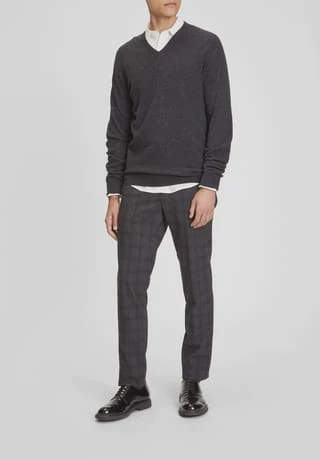 Cashmere Pullover, V-Ausschnitt, breite Rippabschlüsse, für Herren GALERIA Cashmere Pullover, V-Ausschnitt, Breite Rippabschlüsse, Für Herren 01 ANTHRAZIT MELANGE -Galeria Geschäft unnamed file 2473