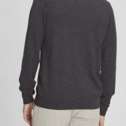 GALERIA Cashmere Pullover, Polokragen, Breite Rippabschlüsse, Für Herren 01 ANTHRAZIT MEL. -Galeria Geschäft unnamed file 2476