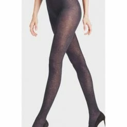 FALKE Sensual Cashmere Strumpfhose, 50 DEN, Strumpfhose, Weich, Wärmend, Matt, Für Damen Navy Melange