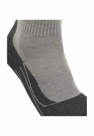 FALKE Trekking Socken, "TK2 Wool Silk", Für Damen LIGHT GREY 4 FALKE Trekking Socken, "TK2 Wool Silk", Für Damen LIGHT GREY – Bild 2