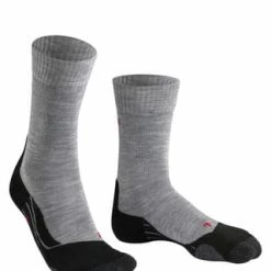 FALKE Damen Socken - Trekking Socken TK 2, Ergonomic, Merinowoll-Mix Hellgrau -Galeria Geschäft unnamed file 313