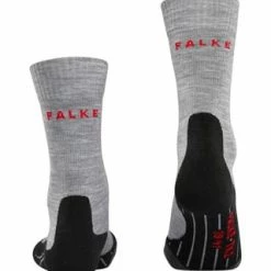 FALKE Damen Socken - Trekking Socken TK 2, Ergonomic, Merinowoll-Mix Hellgrau -Galeria Geschäft unnamed file 314
