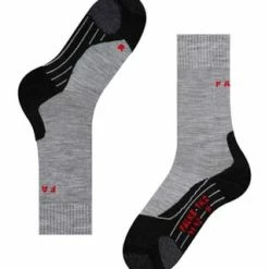 FALKE Damen Socken - Trekking Socken TK 2, Ergonomic, Merinowoll-Mix Hellgrau -Galeria Geschäft unnamed file 318