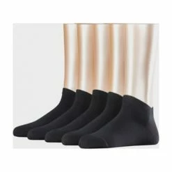 ESPRIT Sneakersocken, 5er-Pack, Einfarbig, Für Damen Schwarz -Galeria Geschäft unnamed file 32
