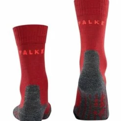 FALKE Damen Socken - Trekking Socken TK 2, Ergonomic, Merinowoll-Mix Rot -Galeria Geschäft unnamed file 321