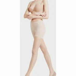 FALKE Feinstrumpfhose "Invisible Deluxe Shaping", 8 Den, Figurformend, Transparent, Für Damen Powder