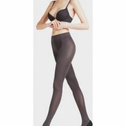 FALKE Feinstrumpfhose, Leicht Glänzend, 80 Den, Für Damen Anthrazit