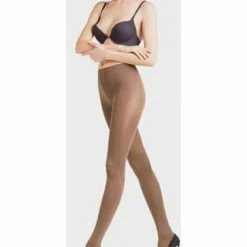 FALKE Feinstrumpfhose, Leicht Glänzend, 80 Den, Für Damen Coffee