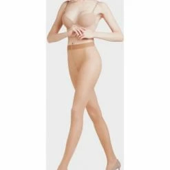 FALKE Strumpfhose, 15 Den, Glänzend, Für Damen Dunkelgelb